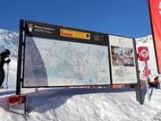 Detailed information board at the Bendolla station