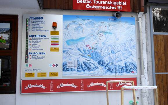 Stubachtal: orientation within ski resorts – Orientation Weissee Gletscherwelt – Uttendorf