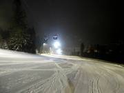 Night skiing