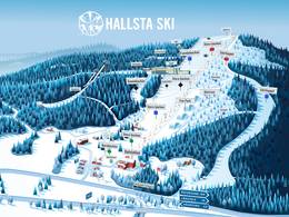 Trail map Hallstabacken – Sollefteå