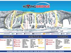 Trail map Kissing Bridge