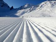 Very good slope grooming in the Les 3 Vallées ski area
