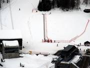 Short practice slope at the Stafal valley station