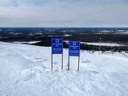 Off-piste at Ylläs Aurinko Express
