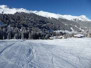 Practice slope Vergalden in the valley