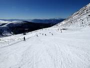 A dream slope with a view of the Merano region
