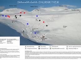 Trail map Isafjördur