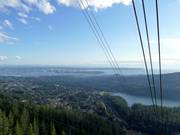On the way up, the panorama presents itself 