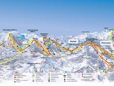 Trail map Hochkönig – Maria Alm/Dienten/Mühlbach