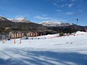 Practice area in front of the Skistar Lodge