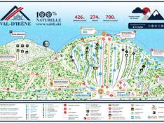 Trail map Val d'Irène