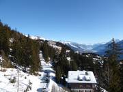 View over Crans-Montana