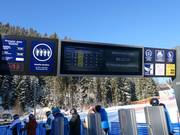 Information at the chairlift