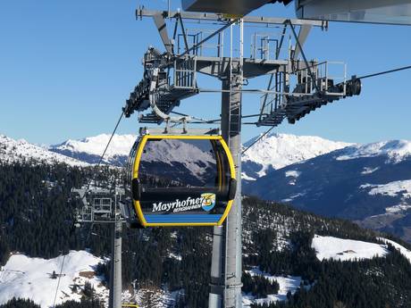 Ski lifts Tuxertal – Ski lifts Mayrhofen – Penken/Ahorn/Rastkogel/Eggalm