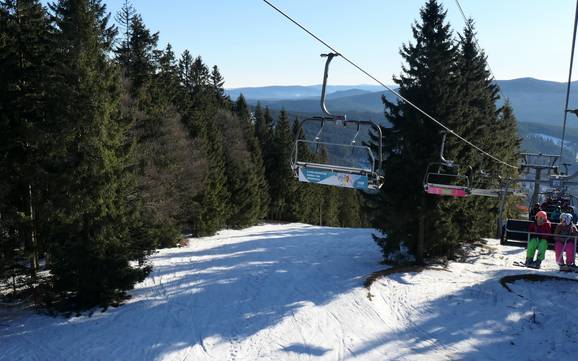 Ski resorts for advanced skiers and freeriding Plzeň Region (Plzeňský kraj) – Advanced skiers, freeriders Špičák