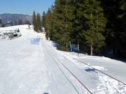 Übungslift Hausberg C1 - Rope tow/baby lift with low rope tow
