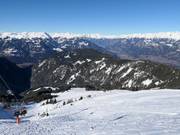 View over the ski resort.