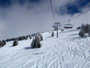Powder slopes in the Grand Targhee ski area