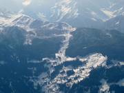 View from Verbier to Bruson
