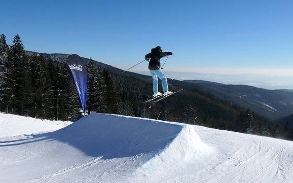 Snow parks Ústí nad Labem Region (Ústecký kraj) – Snow park Klínovec (Keilberg)