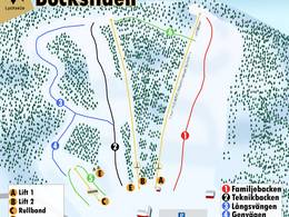 Trail map Bocksliden