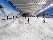 The main slope in the ski hall The Snow Centre