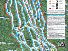 Trail map Sandia Peak