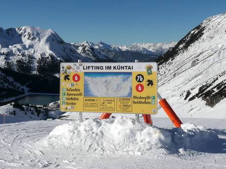Sellraintal: orientation within ski resorts – Orientation Kühtai