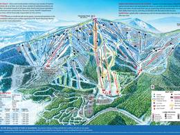 Trail map 49 Degrees North Mountain Resort