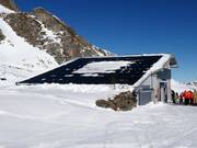 Photovoltaic system in the ski area