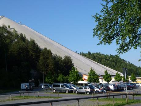 Northern Bavaria (Nordbayern): access to ski resorts and parking at ski resorts – Access, Parking Monte Kaolino – Hirschau