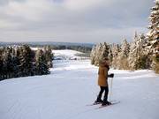 View from the mountain station over the Sahnehang