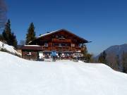 Bayernhaus in the middle of the ski area