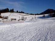 View over the small ski area at Obersalzberg