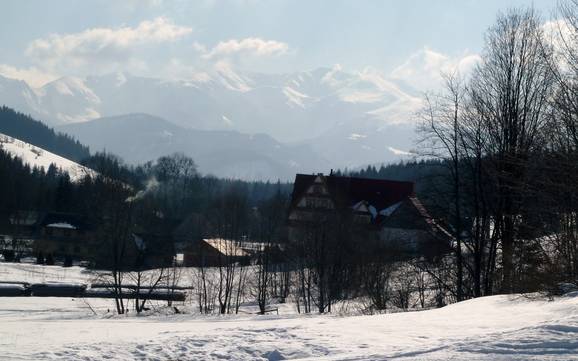 Skiing near Witów
