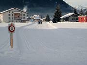 Optimally prepared trail in Davos