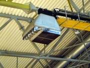 Snow cannon on the hall ceiling