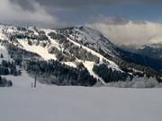 View of the challenging Kandahar slope