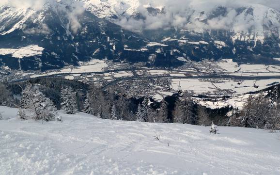 Skiing near Schwaz