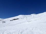 View of the difficult slope Buera