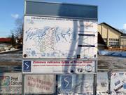 Slope map at the valley station