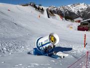 Snow cannon in the Cerler ski resort