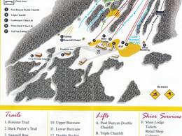 Trail map Sawmill Mountain Resort