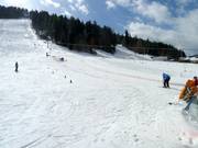 Practice lift with slope in the valley area