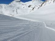 Perfectly groomed slopes