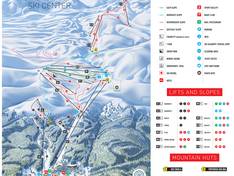 Trail map Mavrovo – Zare Lazareski