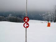 Slope signage