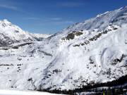 View of the mogul slope from Blauherd to Eja