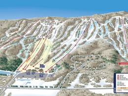 Ski resort Granite Peak at Rib Mountain State Park