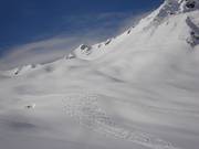 Powder tracks in Täli